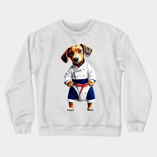 Whisk Up Some Fun with a Dachshund Chef Tee Crewneck Sweatshirt